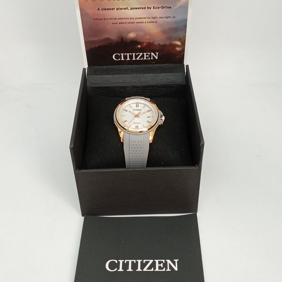 Citizen FE6137-08A Weekender Women's 38mm Rose Gold Tone S/Steel Watch NWOT - Picture 10 of 11